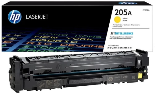 HP Original 205A / CF532A Tonerkartusche Gelb bis zu 1100 Seiten