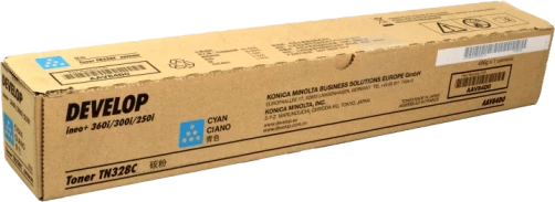 Original Develop AAV84D0 / TN-328 Toner Cyan bis zu 28000 Seiten