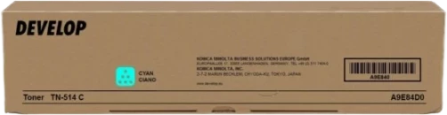 Original Develop A9E84D0 / TN-514C Toner Cyan bis zu 26000 Seiten