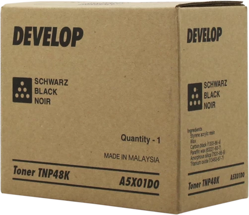 Original Develop A5X01D0 / TNP48K Toner Schwarz bis zu 10000 Seiten