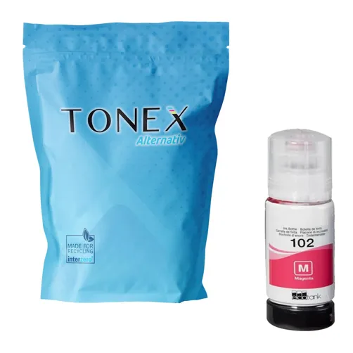 TONEX alternativ für Epson 102M / C13T03R340 Tinte Magenta bis zu 6000 Seiten 70ml