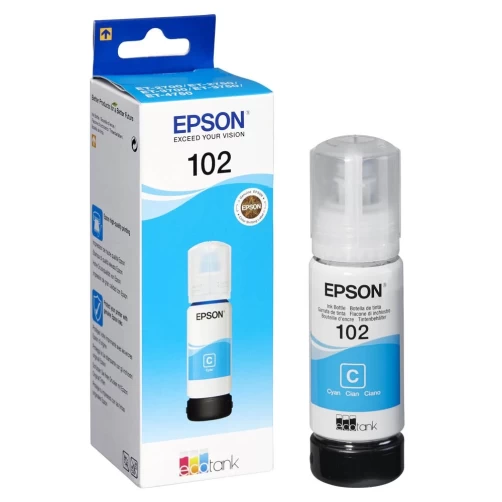 Epson Original 102C / C13T03R240 Tintenpatrone Cyan 70ml