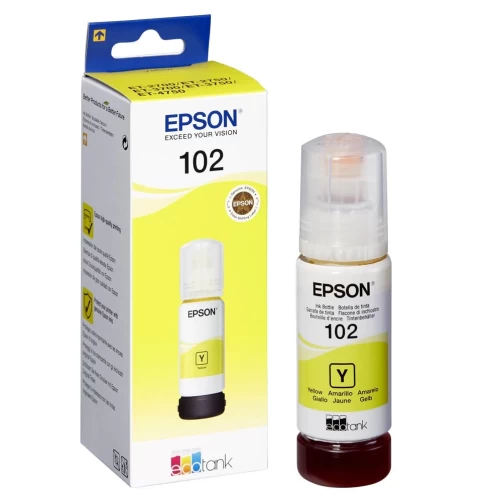 Original Epson 102Y / C13T03R440 Tinte Gelb 70ml