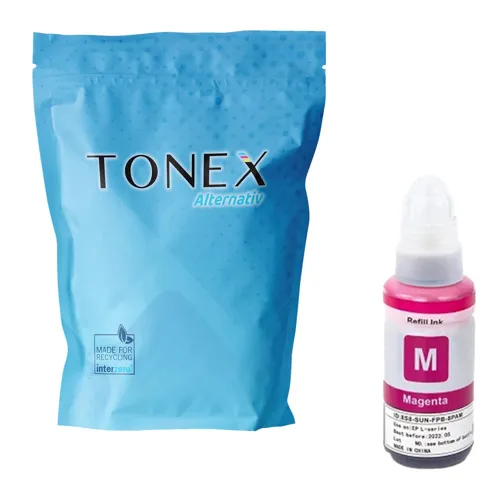 TONEREXPERT Premium Kompatibel für Epson 104 / C13T00P340 Tintenpatrone Tintenflasche Magenta 70ml