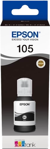 Original Epson 105BK / C13T00Q140 Tinte Schwarz 140ml