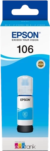 Original Epson 106 / C13T00R240 Tinte Cyan 70ml