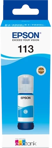 Epson Original 113 / C13T06B240 Tintenpatrone Tintenflasche Cyan bis zu 3000 Seiten 70ml