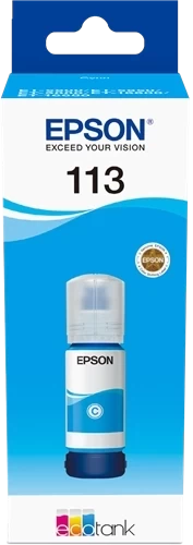 Original Epson 113 / C13T06B240 Tinte Tintenflasche Cyan bis zu 3000 Seiten 70ml