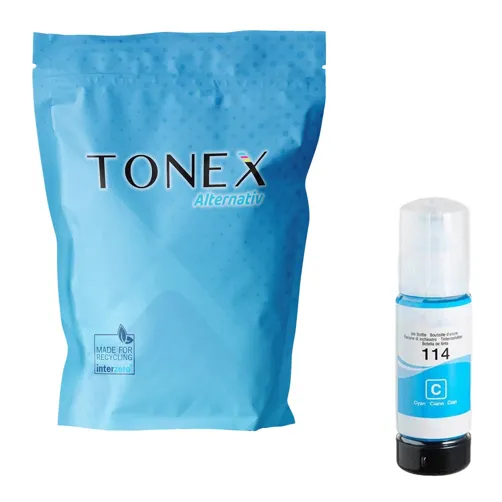TONEX alternativ für Epson 114 Tinte Cyan bis zu 2300 Seiten