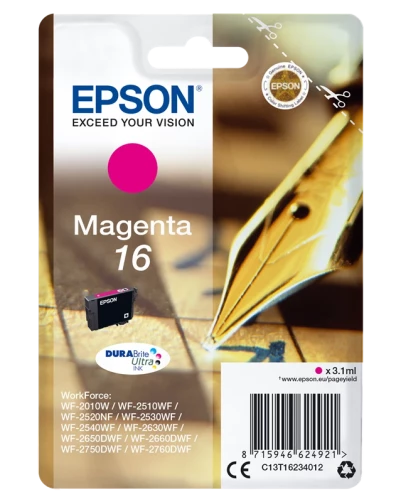 Epson Original C13T16234012 / 16 Tintenpatrone bis zu 165 Seiten