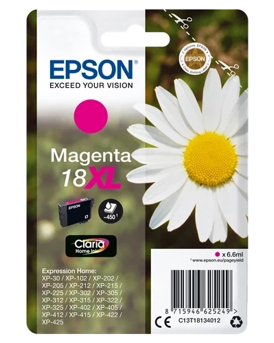 Original Epson C13T18134012 / 18 XL Tinte bis zu 450 Seiten