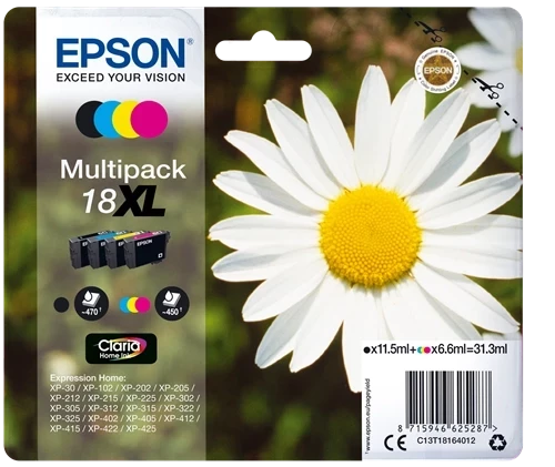 Original Epson C13T18164012 / 18 XL Tinte 