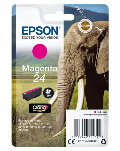 Epson Original C13T24234012 / 24 Tintenpatrone bis zu 360 Seiten