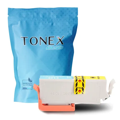 TONEX alternativ für Epson 24XL / T2435 Tinte Cyan (Hell) bis zu 750 Seiten