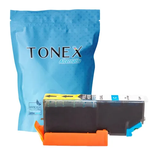 TONEREXPERT Premium Kompatibel für Epson 24XL / T2432 Tintenpatrone Cyan bis zu 750 Seiten