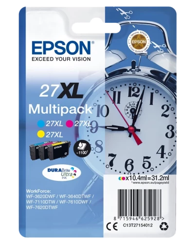 Epson Original C13T27154012 / 27 XL Tintenpatrone Multipack