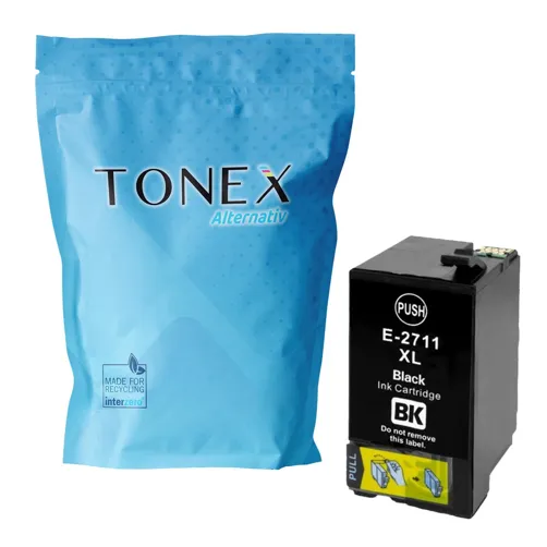 TONEREXPERT Premium Kompatibel für Epson 27XL / T2711 Tintenpatrone Schwarz bis zu 1100 Seiten