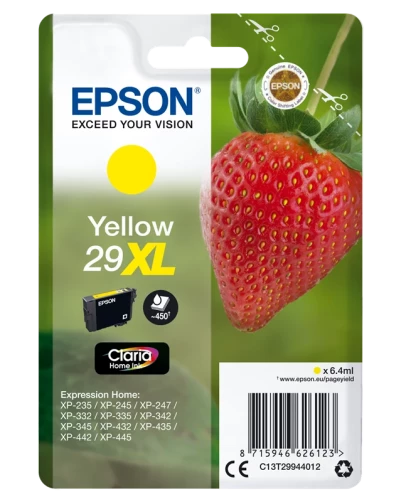Original Epson C13T29944012 / 29 XL Tinte Gelb bis zu 450 Seiten