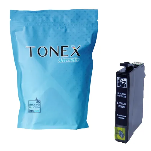 TONEX alternativ für Epson 29XL / T2991 Tinte Schwarz bis zu 470 Seiten 15ml