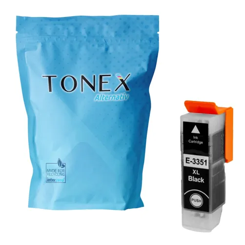 TONEX alternativ für Epson 33XL / T3351 Tinte Schwarz bis zu 530 Seiten