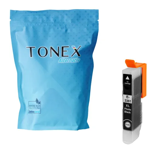 TONEX alternativ für Epson 33XL / T3361 Tinte Foto Schwarz bis zu 400 Seiten