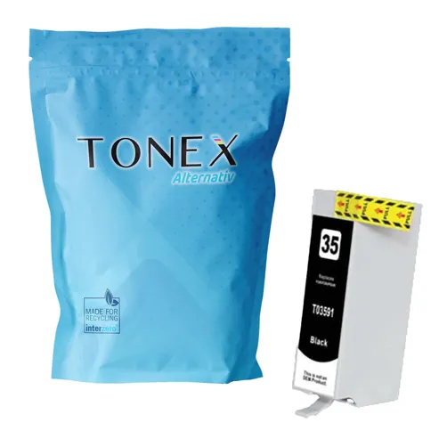 TONEREXPERT Premium Kompatibel für Epson 35XL / C13T35914010 Tintenpatrone Schwarz bis zu 2600 Seiten 45ml