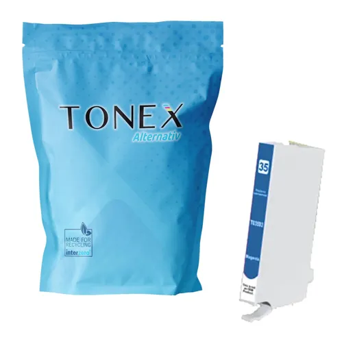 TONEX alternativ für Epson 35XL / C13T35924010 Tinte Cyan bis zu 2000 Seiten 25ml