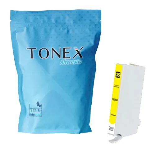 TONEREXPERT Premium Kompatibel für Epson 35XL / C13T35944010 Tintenpatrone Gelb bis zu 2000 Seiten 25ml