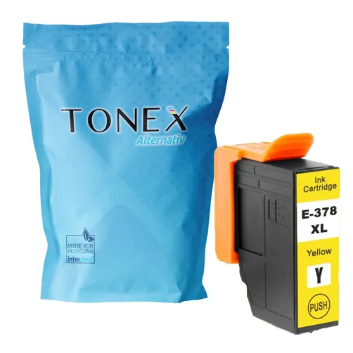 TONEREXPERT Premium Kompatibel für Epson 378XLY / C13T37944010 Tintenpatrone Gelb bis zu 890 Seiten 13ml