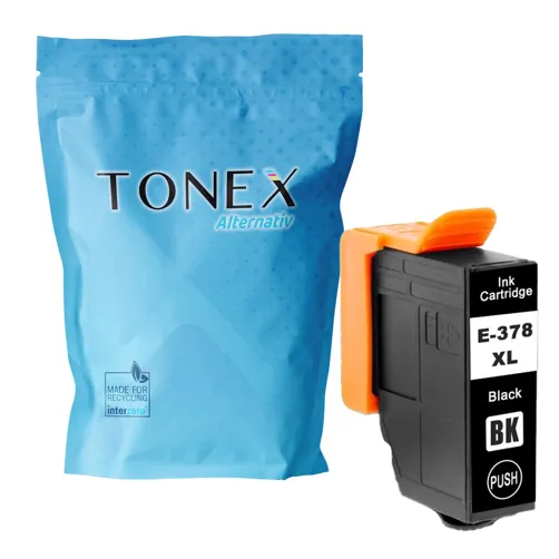 TONEX alternativ für Epson 378XLBK / C13T37914010 Tinte Schwarz bis zu 890 Seiten 13ml
