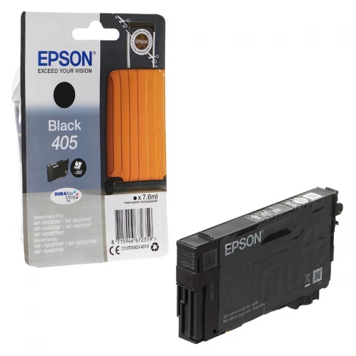 Original Epson 405 / C13T05G14010 Tinte Schwarz bis zu 350 Seiten 7ml