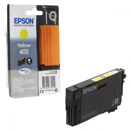 Original Epson 405XL / C13T05H44010 Tinte Gelb bis zu 1100 Seiten 15ml