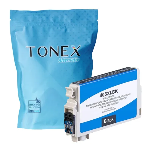 TONEREXPERT Premium Kompatibel für Epson 405XL / C13T05H14010 Tintenpatrone Schwarz bis zu 1100 Seiten 19ml