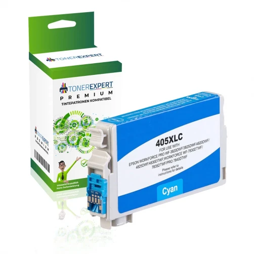 Kompatibel für Epson 405XL Cyan Tintenpatrone