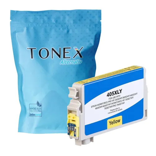 TONEREXPERT Premium Kompatibel für Epson 405XL / C13T05H44010 Tintenpatrone Gelb bis zu 1100 Seiten