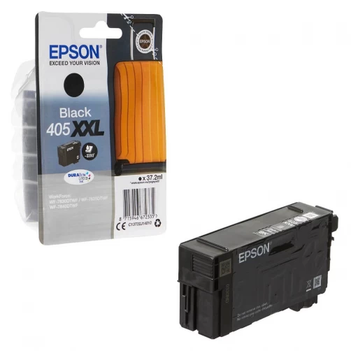Epson Original 405XXL / C13T02J14010 Tintenpatrone Schwarz bis zu 2200 Seiten 37ml