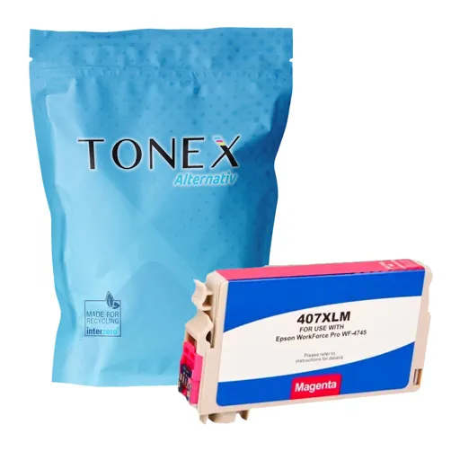 TONEX alternativ für Epson 407XL / C13T07U340 Tinte Magenta bis zu 2100 Seiten