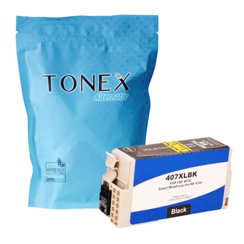 TONEX alternativ für Epson 407XL / C13T07U140 Tinte Schwarz bis zu 2800 Seiten
