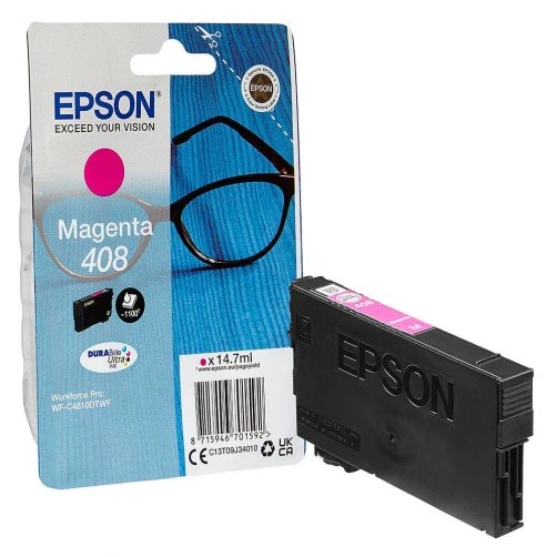 Epson Original 408 / C13T09J34010 Tintenpatrone Magenta bis zu 1100 Seiten