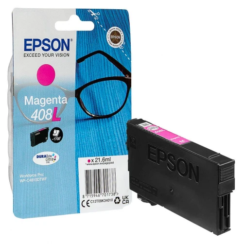 Epson Original 408L / C13T09K44010 Tintenpatrone Magenta Gelb bis zu 1700 Seiten 22ml