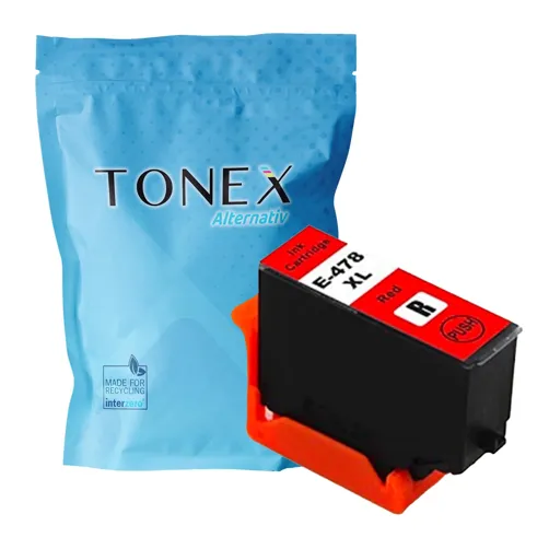 TONEREXPERT Premium Kompatibel für Epson 478XL / C13T04F54010 Tintenpatrone Rot 10ml