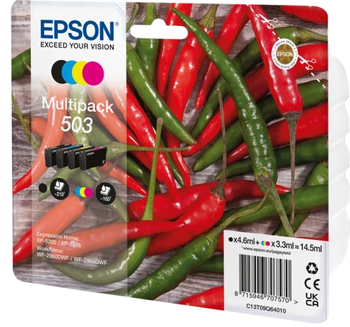 Epson Original C13T09Q64010 / 503 Tintenpatrone bis zu 705 Seiten