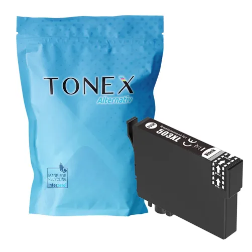 TONEREXPERT Premium Kompatibel für Epson 503XL / C13T09R14010 Tintenpatrone Schwarz bis zu 550 Seiten