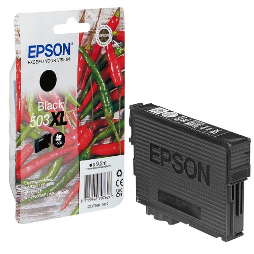 Epson Original 503XL / C13T09R14010 Tintenpatrone Schwarz bis zu 550 Seiten