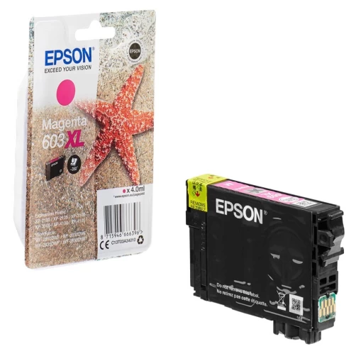 Epson Original 603XL / C13T03A34010 Tintenpatrone Magenta bis zu 350 Seiten 4ml