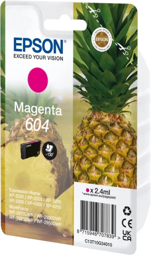 Epson Original C13T10G34010 / 604 Tintenpatrone bis zu 130 Seiten
