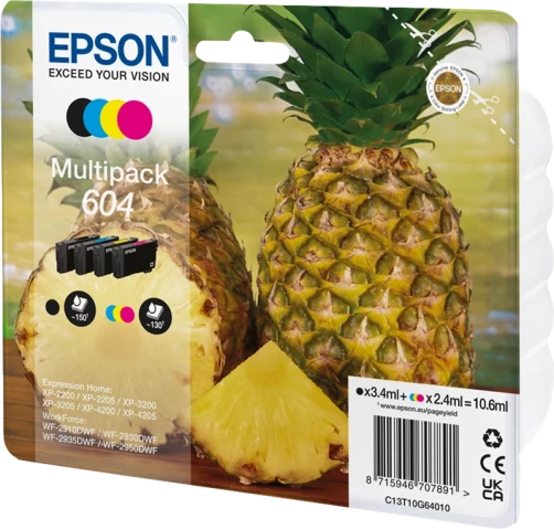 Epson Original C13T10G64010 / 604 Tintenpatrone bis zu 540 Seiten