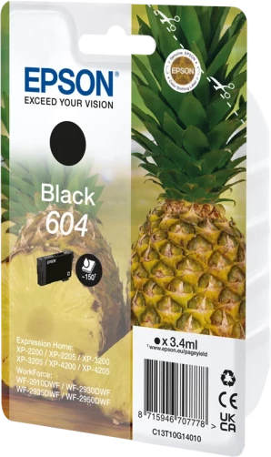Epson Original C13T10G14010 / 604 Tintenpatrone bis zu 150 Seiten
