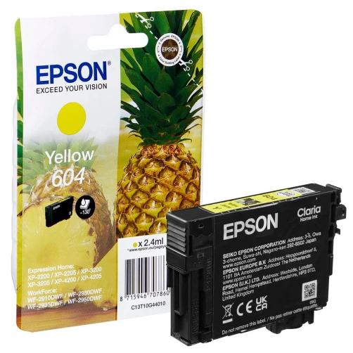 Epson Original 604 / C13T10G44010 Tintenpatrone Gelb