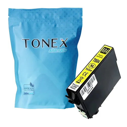 TONEREXPERT Premium Kompatibel für Epson 604XL / C13T10H44010 Tintenpatrone Gelb bis zu 500 Seiten